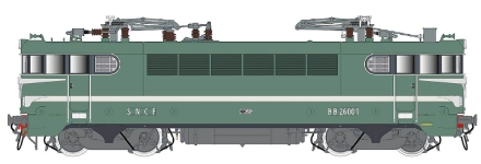 LS Models LS10730 - H0 - E-Lok BB 26001, SNCF, Ep. III - AC